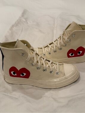 Comme des Garçons PLAY x Converse Chuck Taylor All Star Peek-A-Boo High-Top